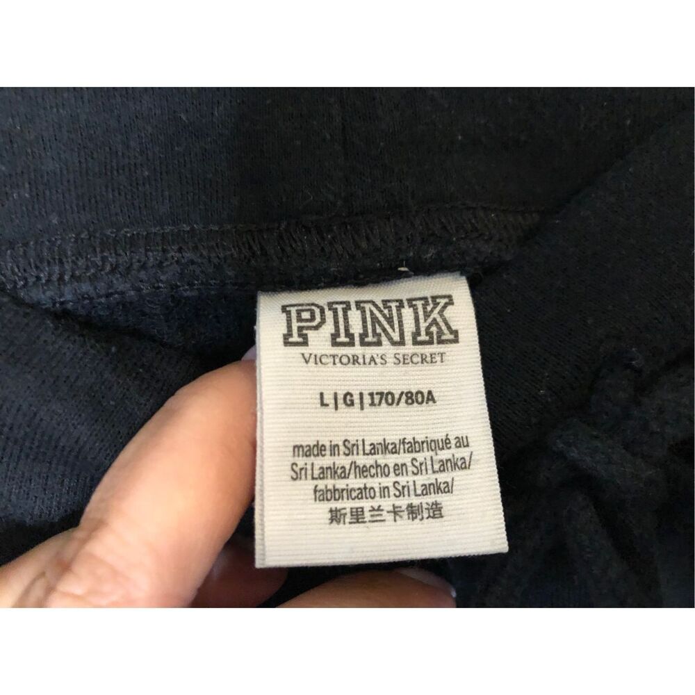 Y2K VS Pink Gold Sequined doggie satin stripe shorts sz L HTF bling vintage hips - Picture 4 of 8